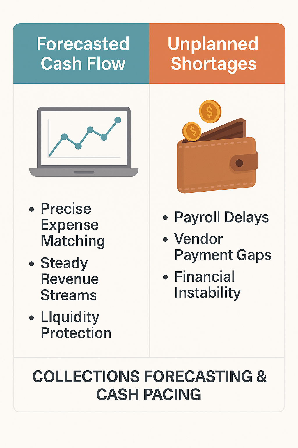 Collections Forecasting and Cash Pacing