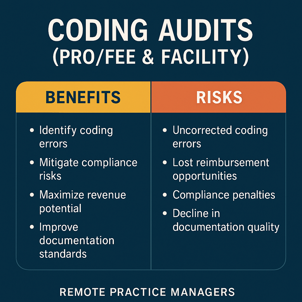 Coding Audits (Pro/Fee & Facility)